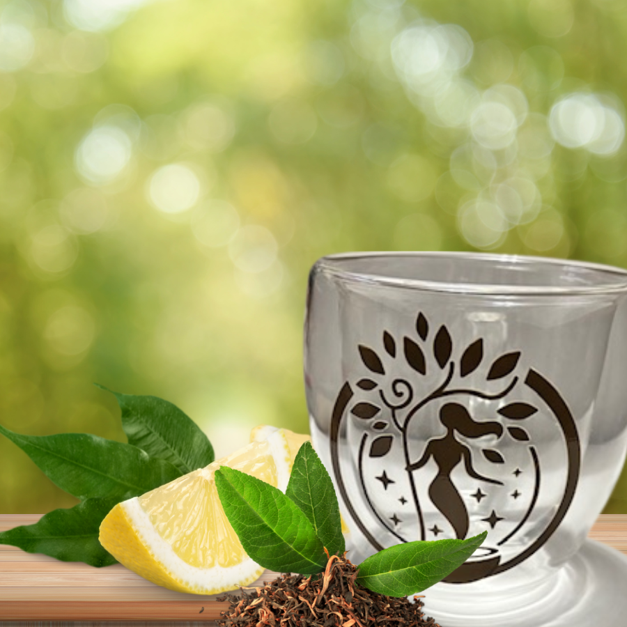 Double-Walled Glass Cup with Handle - PNL logo on cup!