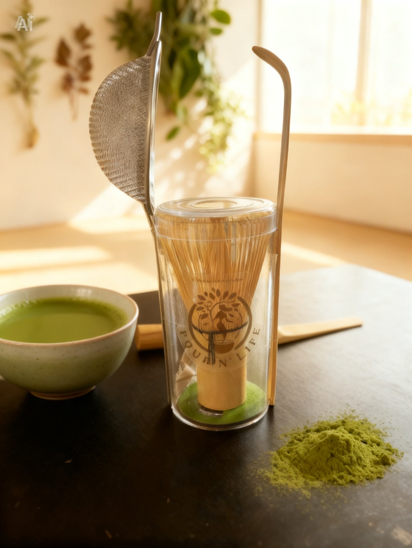 3pcs/Set Traditional Matcha Starter Set - (Bowl not included)